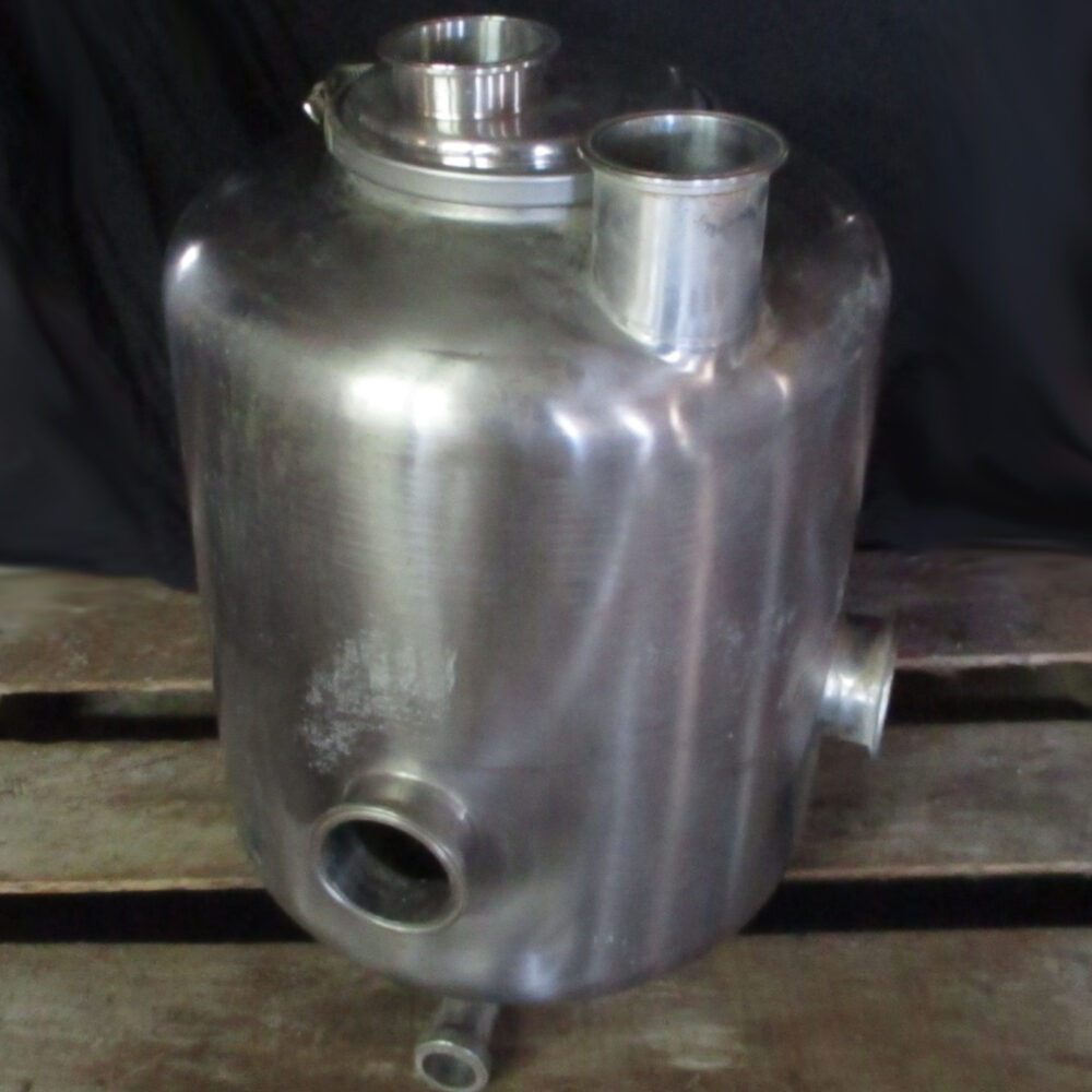 Receiver SS 3" Pipe w/ 90° Offset Inlets
