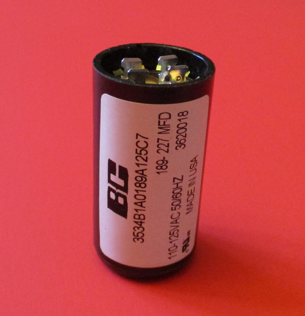 Capacitor Start 189-277µF 110-125VAC - Dairy Train