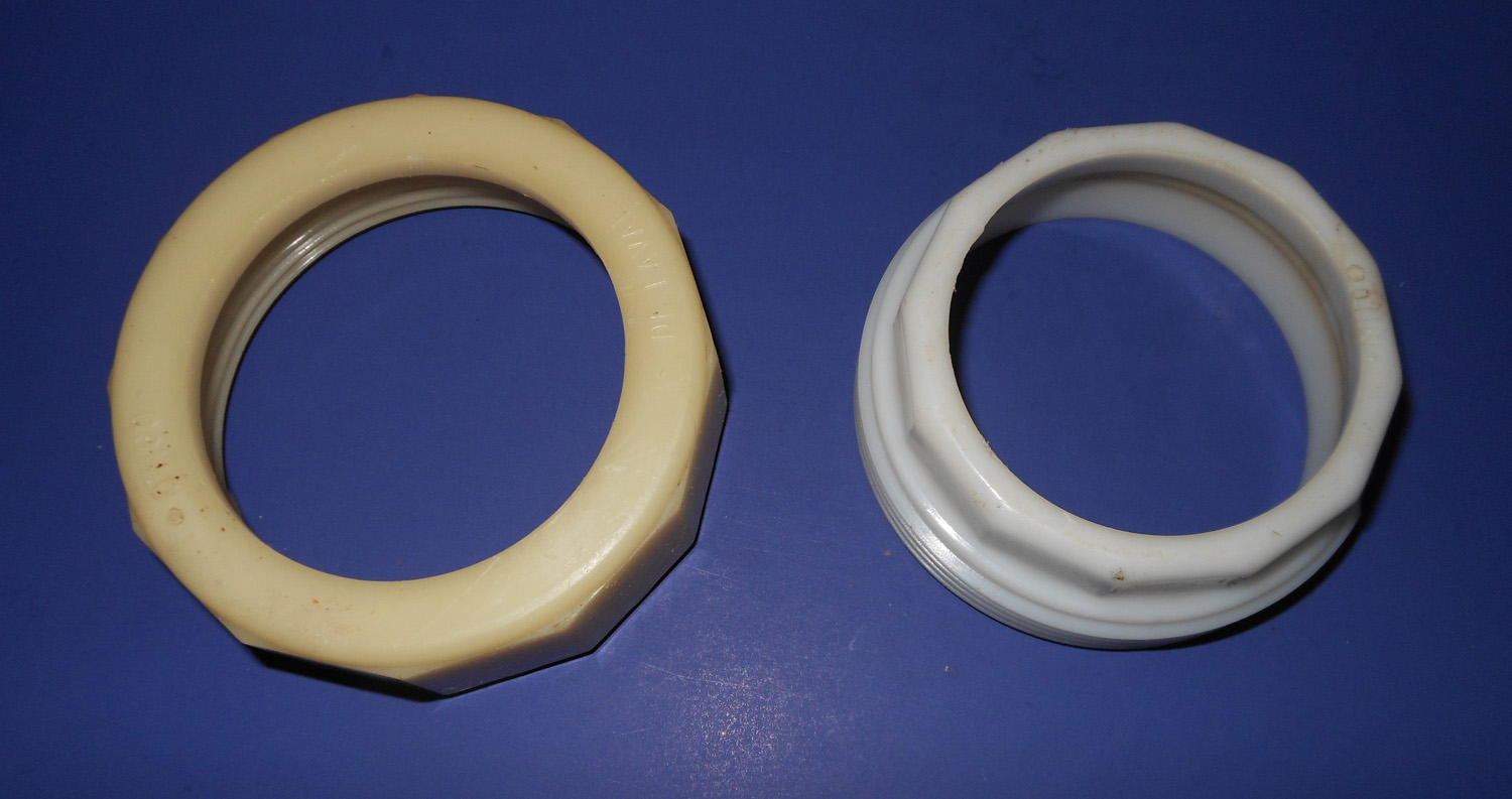 Nut Male And Female Set Delaval #07160 And #07161