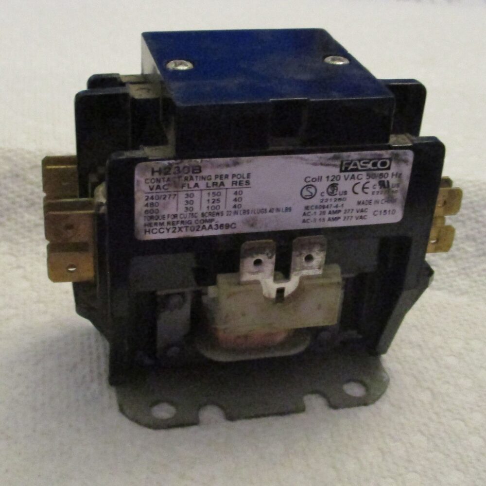 Contactor 2 Pole 240-600VAC 30AMP