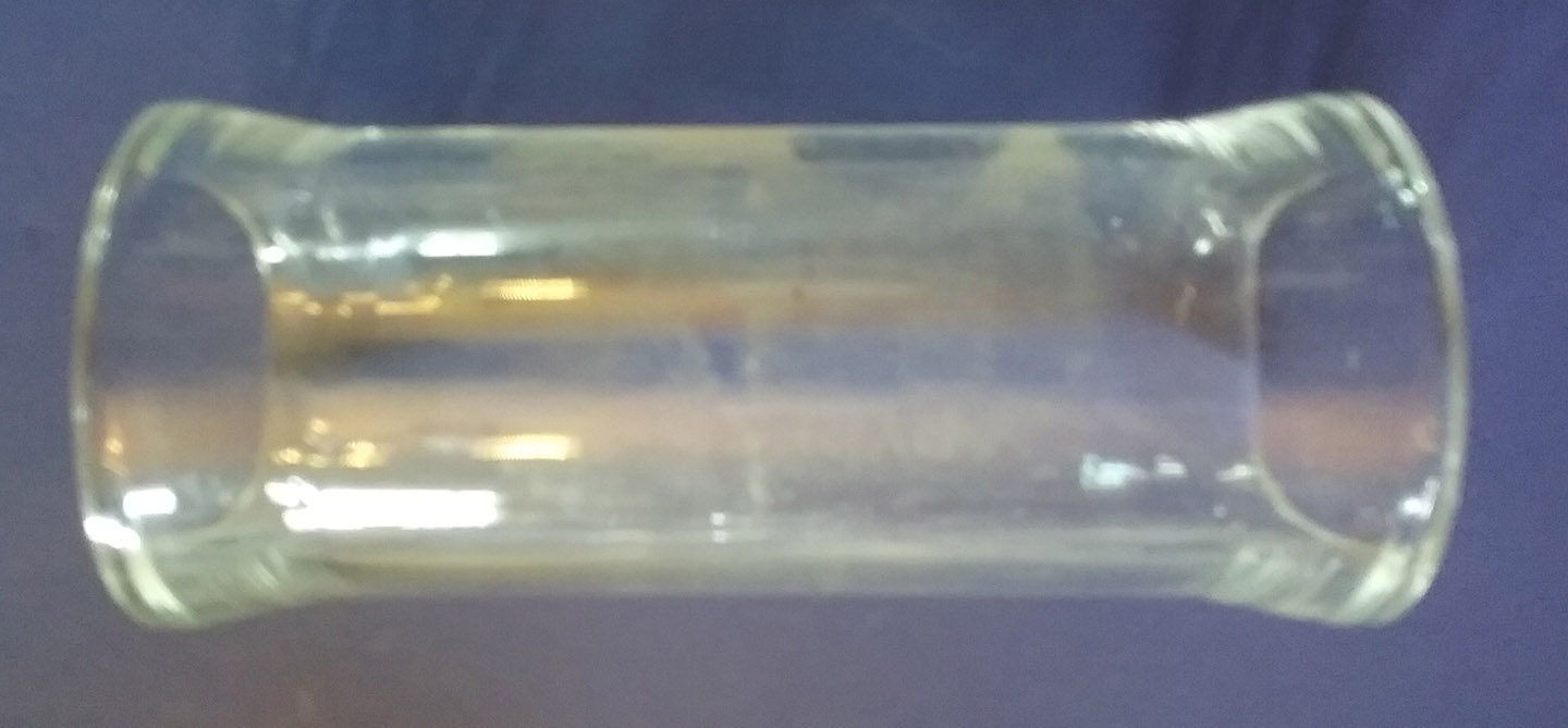 Pipe 2" Glass 6"L