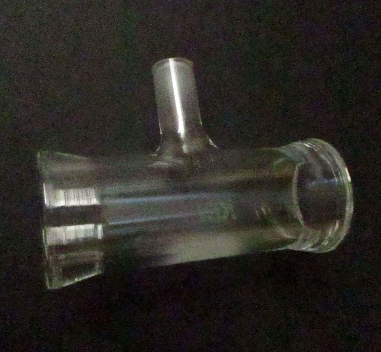 Pipe 1 1/2" Glass w/Nipple 3 Pipe 1 1/2" Glass w/Nipple