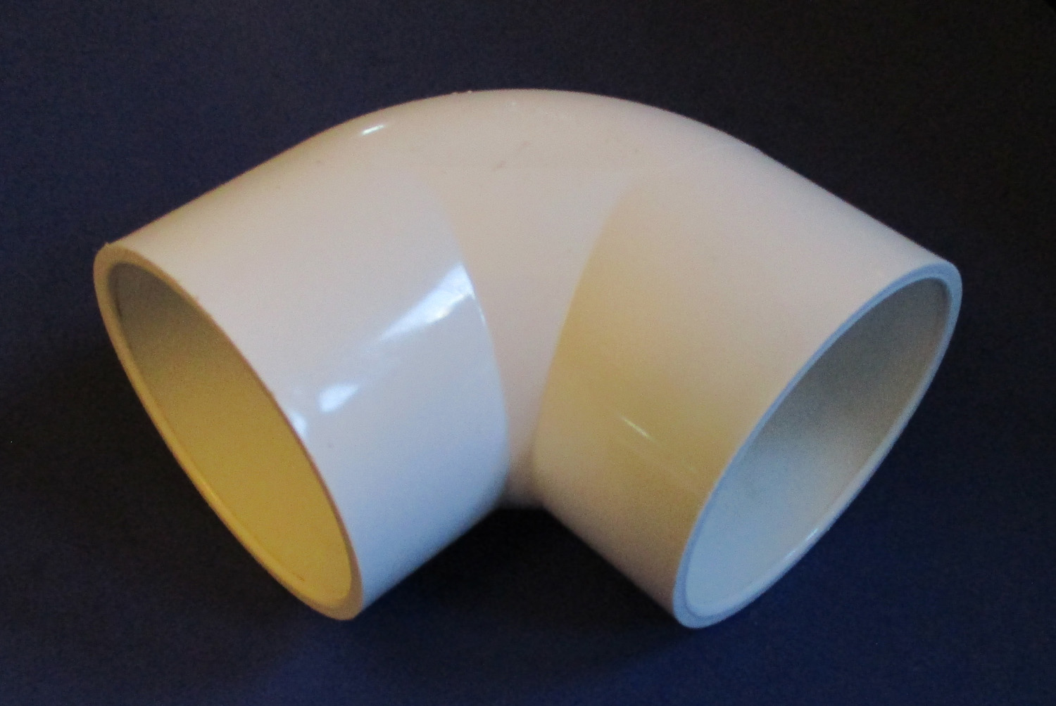 Elbow, PVC 90°, 3" SCH 40 3 Elbow, PVC 90°, 3" SCH 40