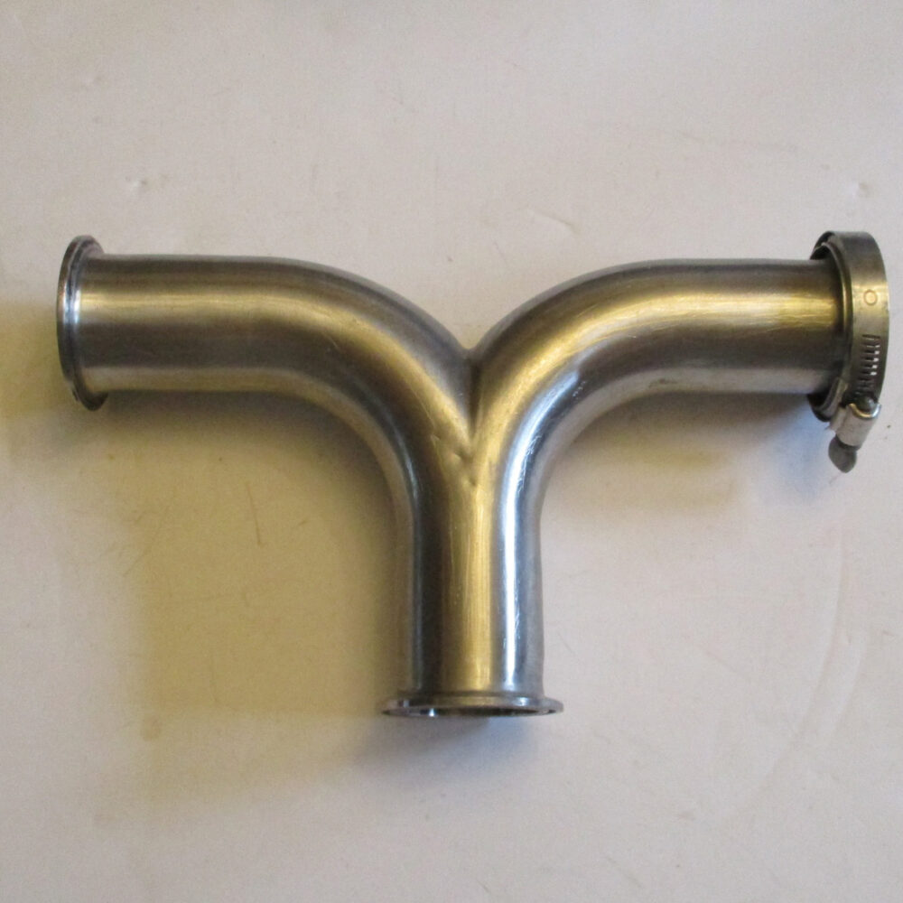 Splitter Y Ferrule w/Tri Clover