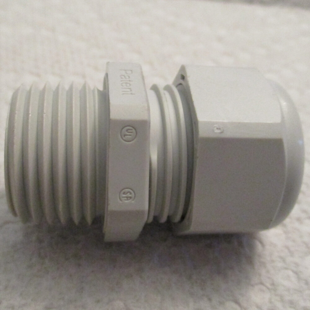 Connector Dome Nut 1/2" NPT