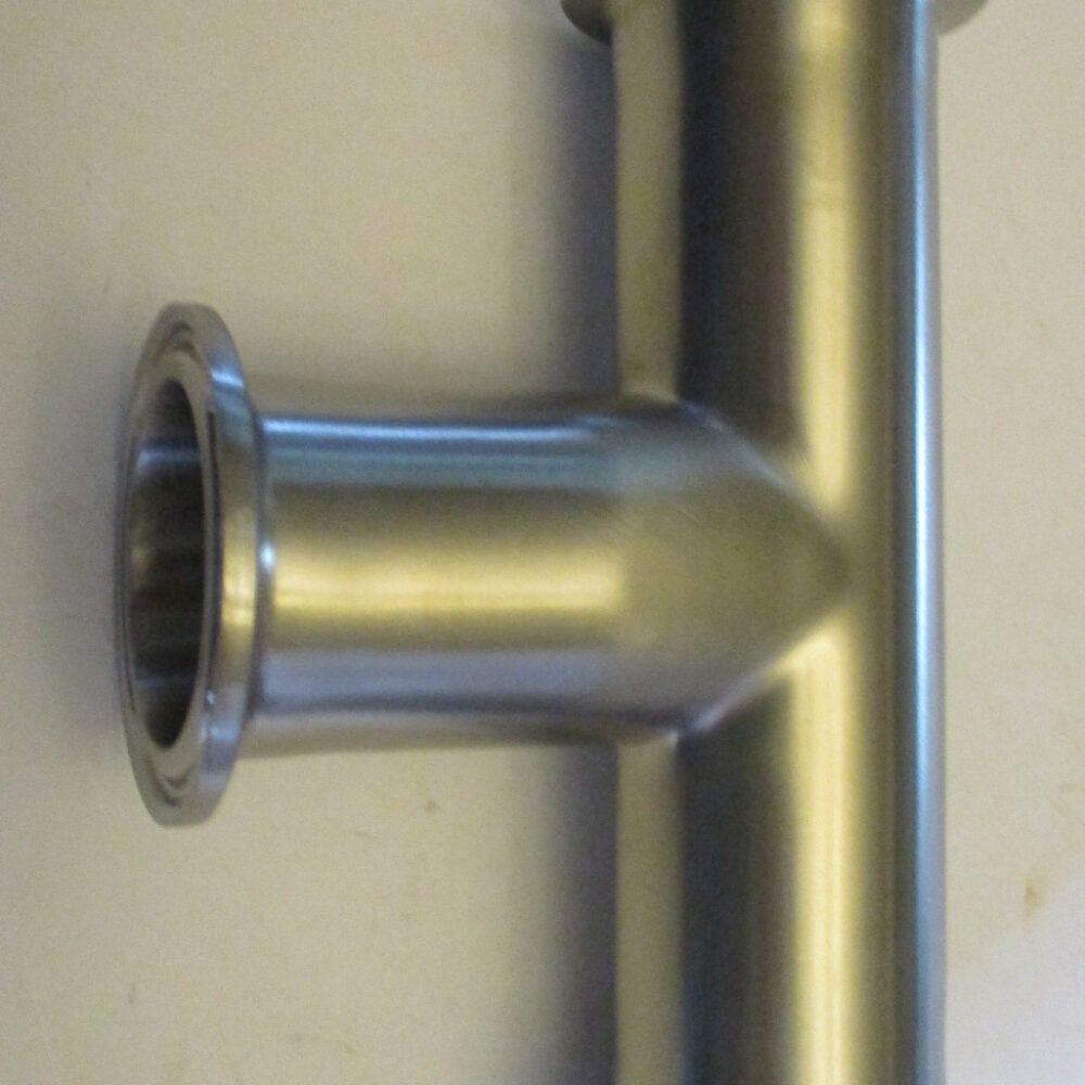 Tee - Stainless Steel with Ferrules