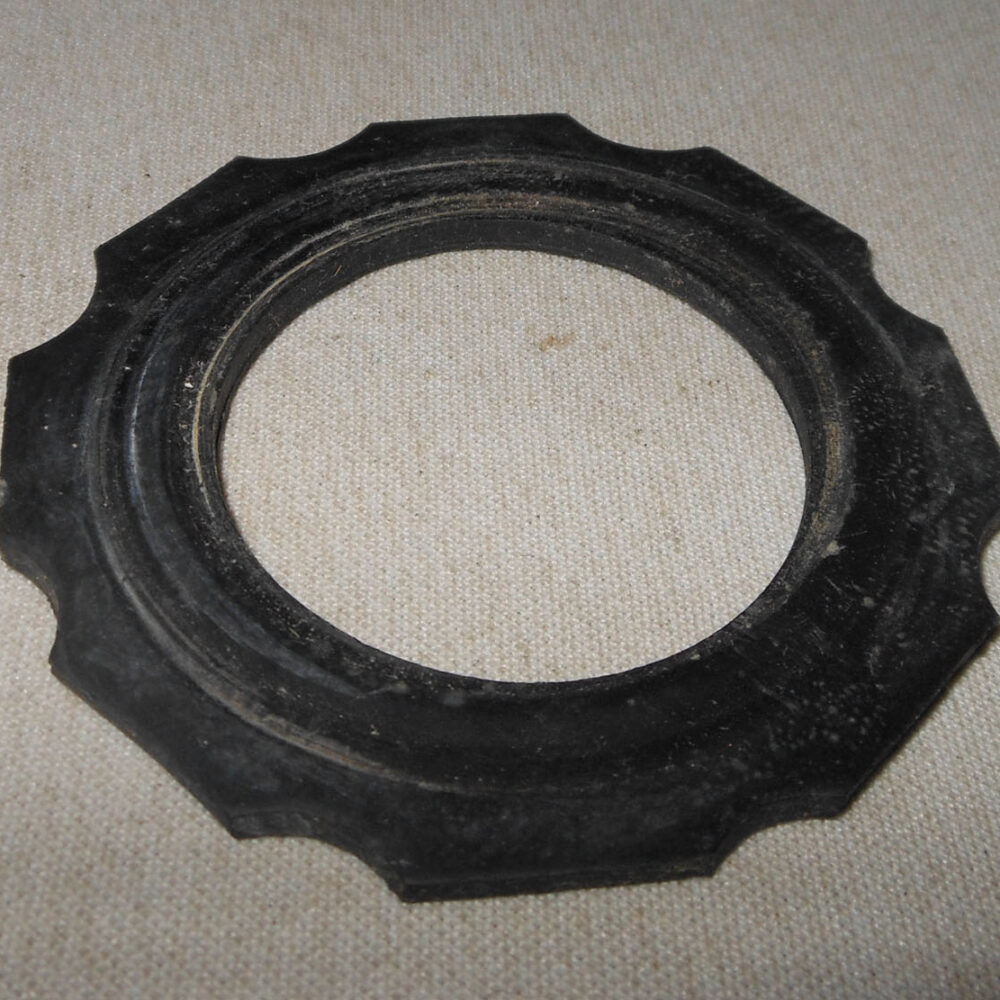 Gasket Nut Notched Black 2 1/2" OD