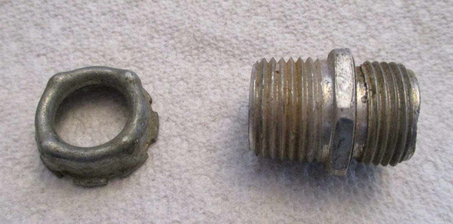 Connector Conduit THD 3/4"OD Metal