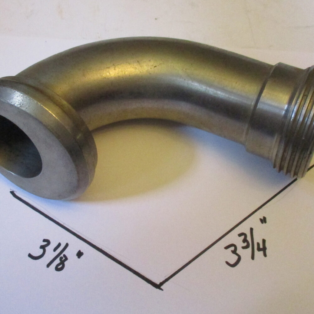 Elbow, 2 3/8" Clamp by 2" THRD