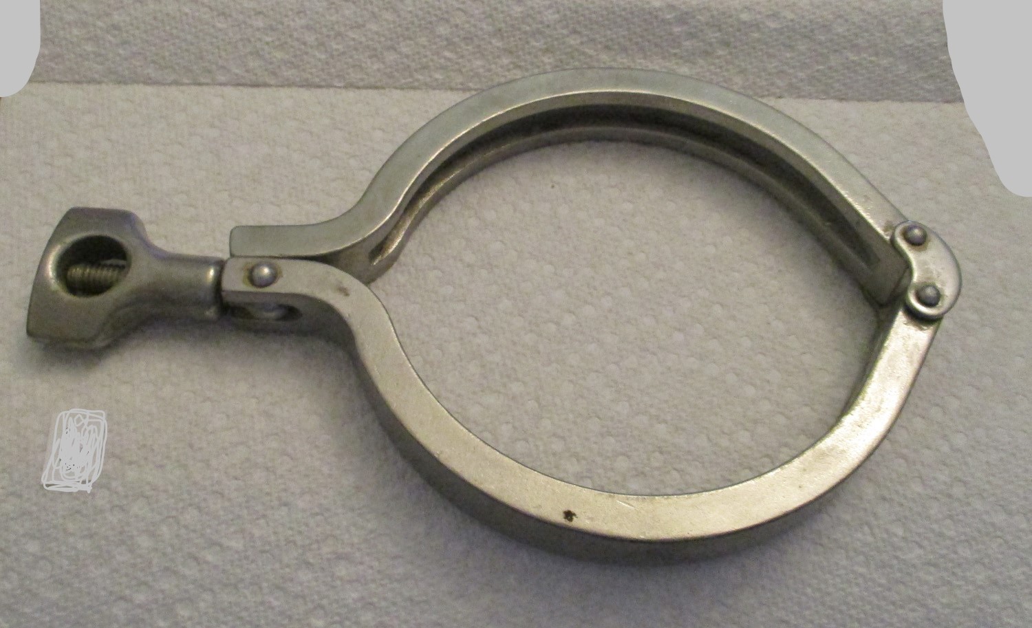 Clamp Single Pin Heavy Duty For 4&Quot; Pipe