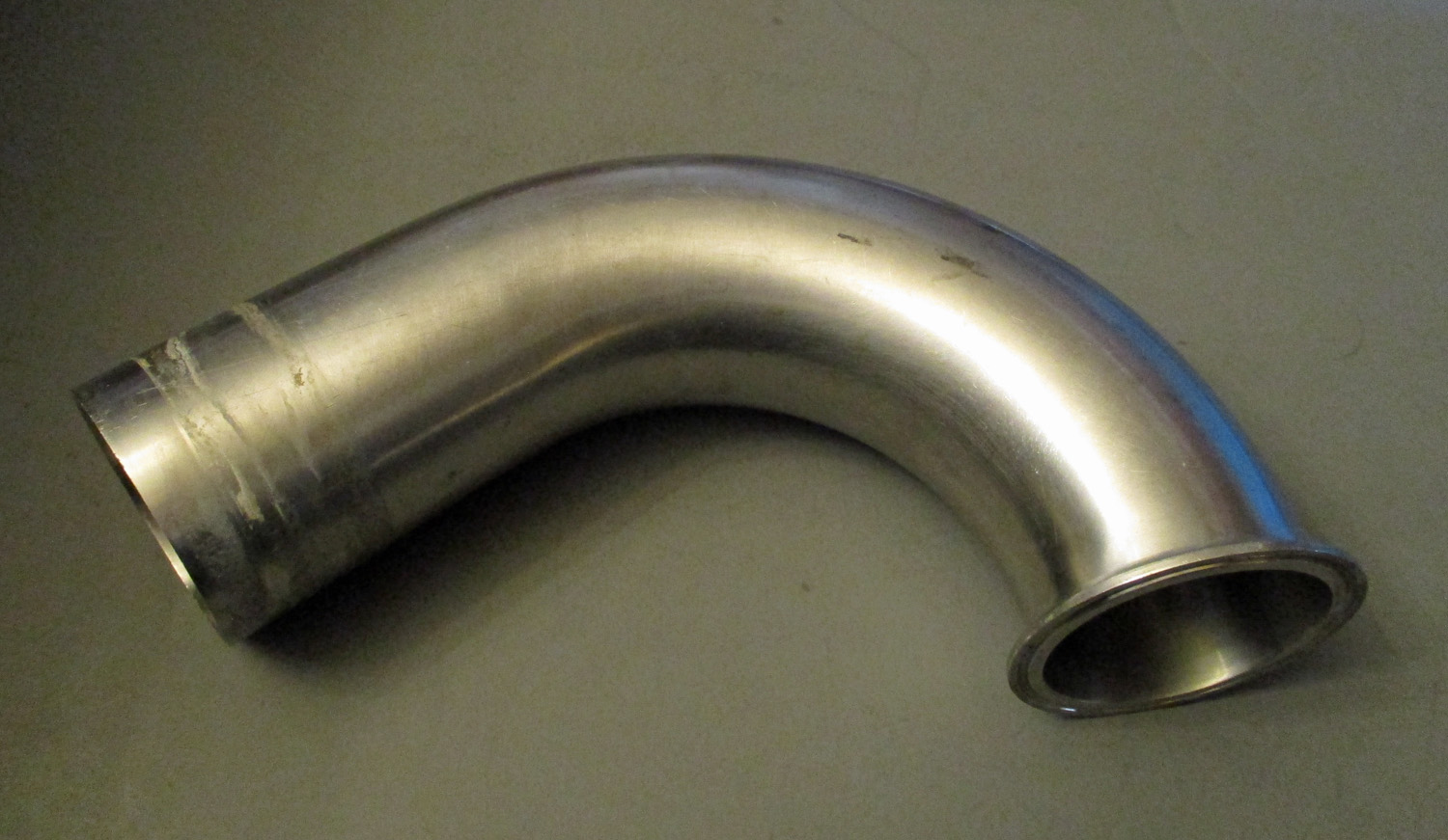 Elbow 2 1/2" J Bend Ferrule by Straight 12 7/8"L