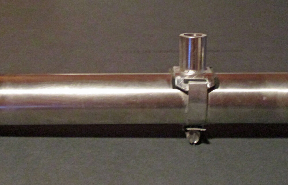 Pipe 1 1/2" w/Threaded Nipple Tri-Clover 10 1/16"L o/all