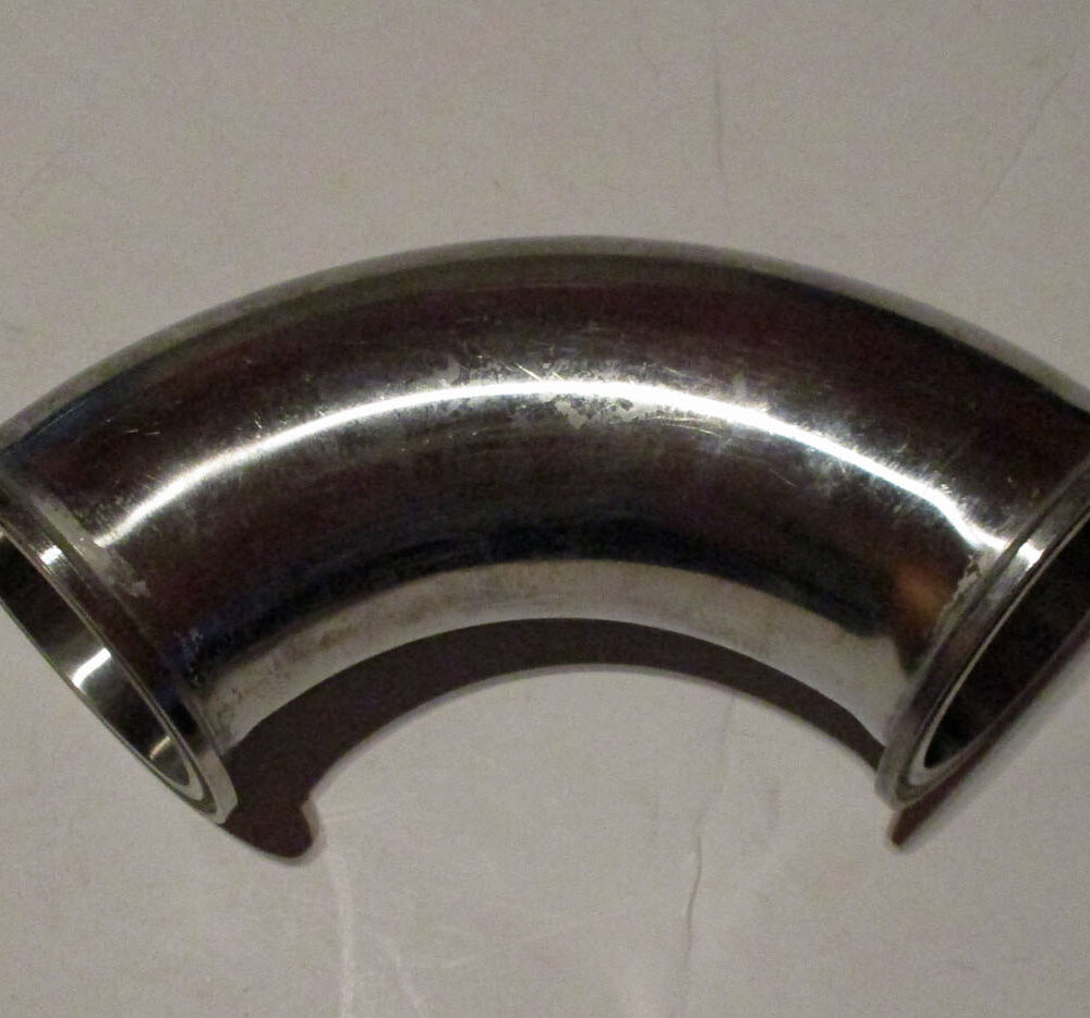 Elbow 2 1/2" Pipe Tri-Clover 8 1/8"L o/all