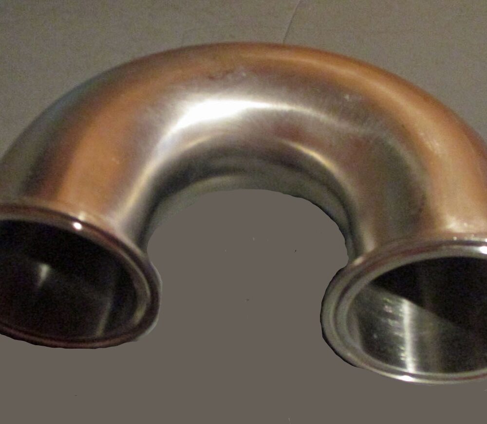 Bend U 3" Pipe Tri-Clover x Tri-Clover 9 1/2"W x 6"H o/all