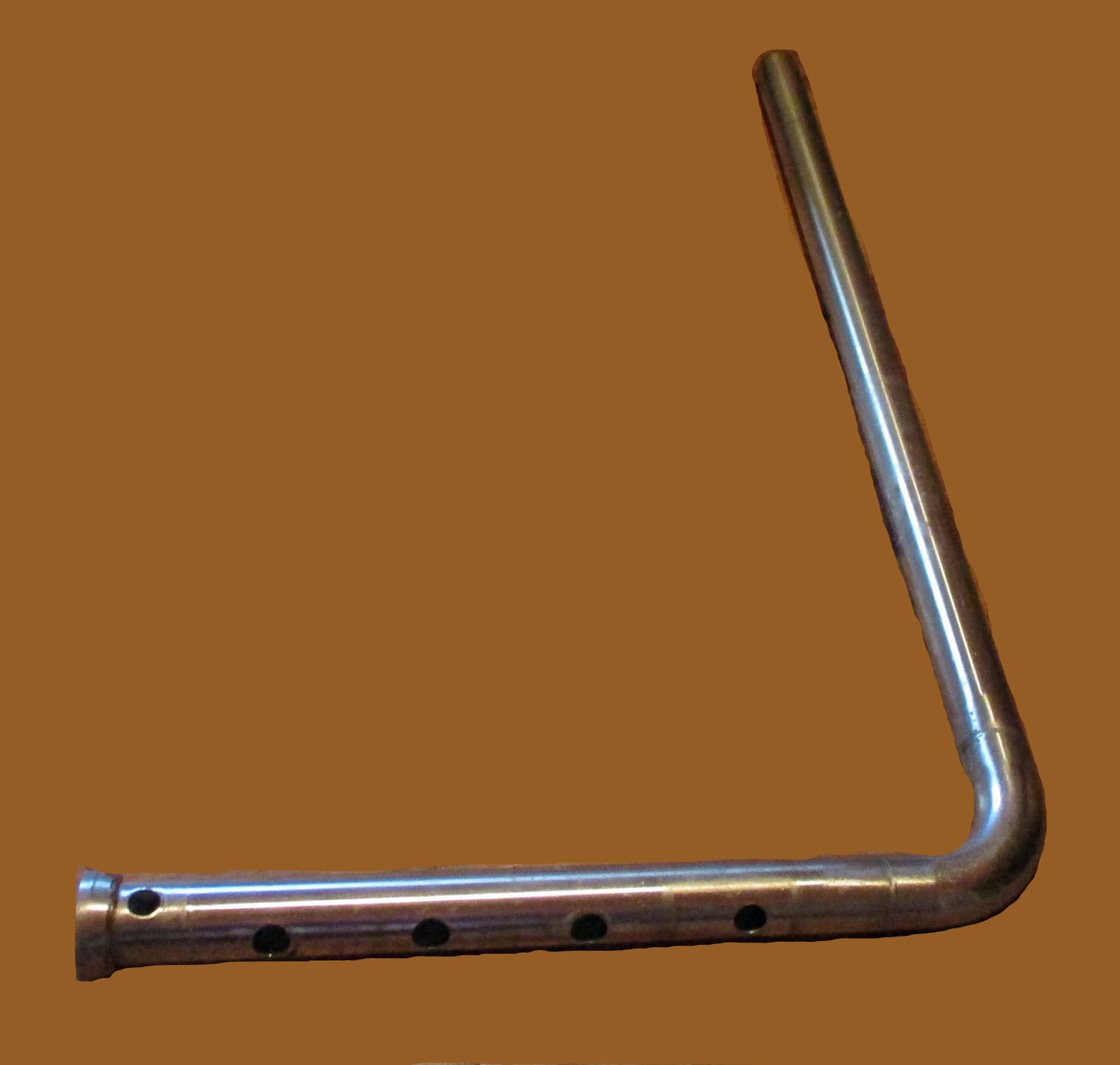 Elbow Wash Straight x Glass Ferrule 2" Pipe - 43"L 3 Elbow Wash Straight x Glass Ferrule 2" Pipe - 43"L