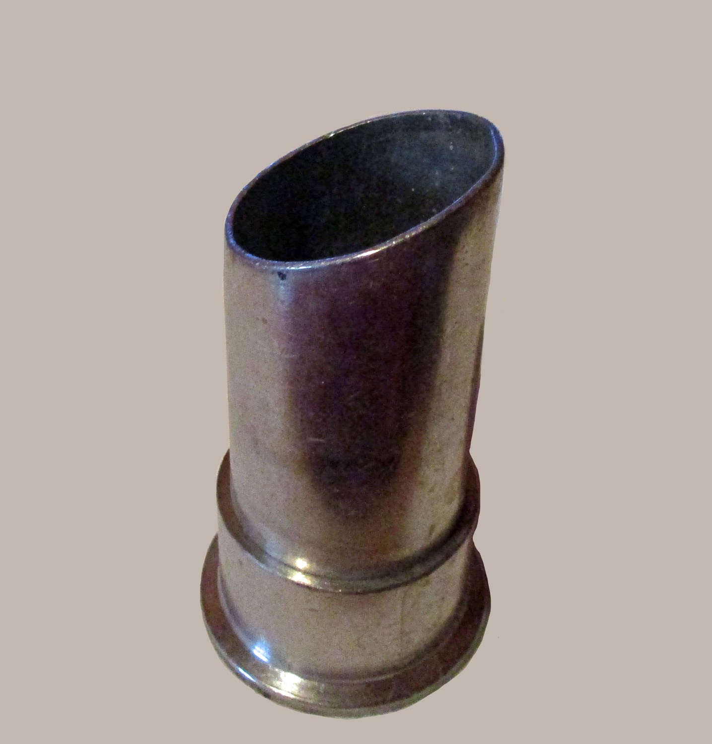 Pipe 1 1/2" Angle Cut for Slip-Fit w/Roll-On Ferrule 3 11/16"L 3 Pipe 1 1/2" Angle Cut for Slip-Fit w/Roll-On Ferrule 3 11/16"L
