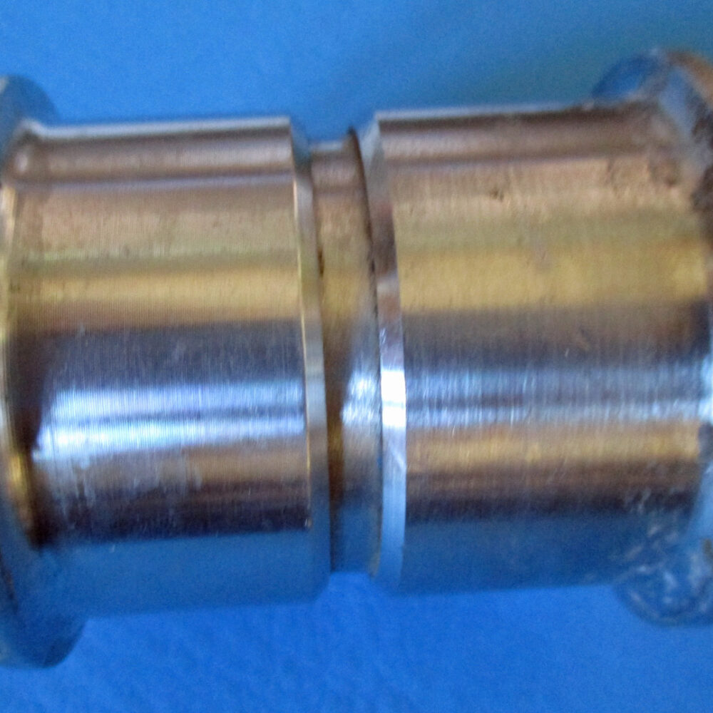 Pipe Straight w/ Roll-on Ferrules 1 1/2" SS 2 1/4"L