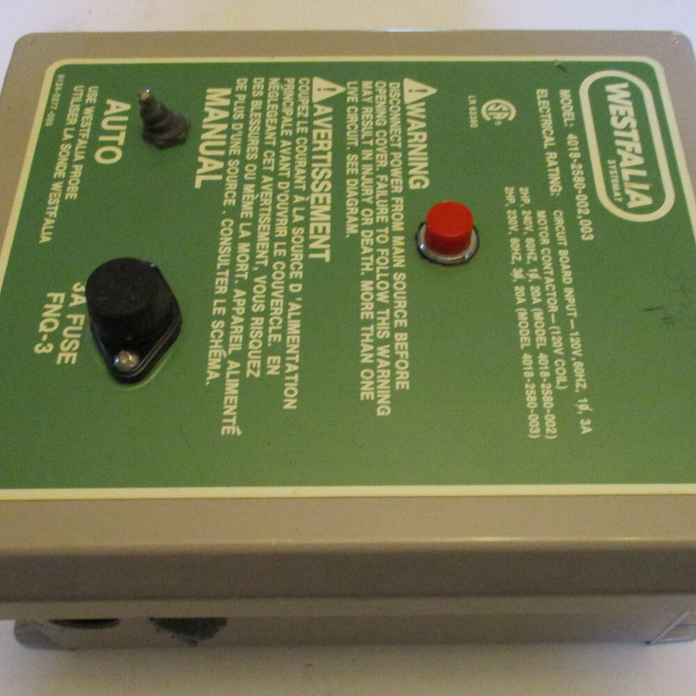 Control Level Westfalia 120V 60HZ