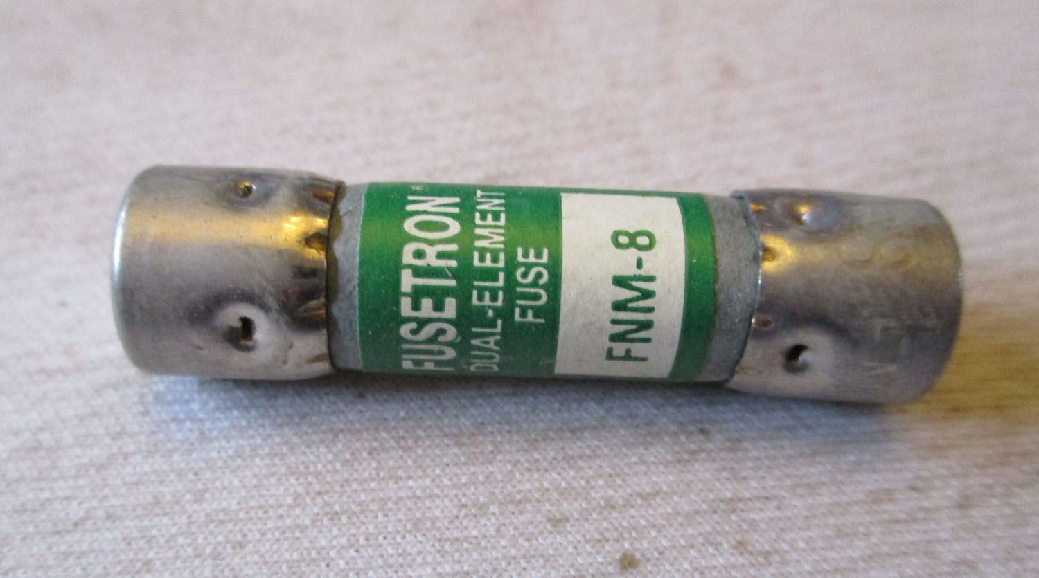 Fuse Cartridge 8Amp Dual-Element 1 3/8"L