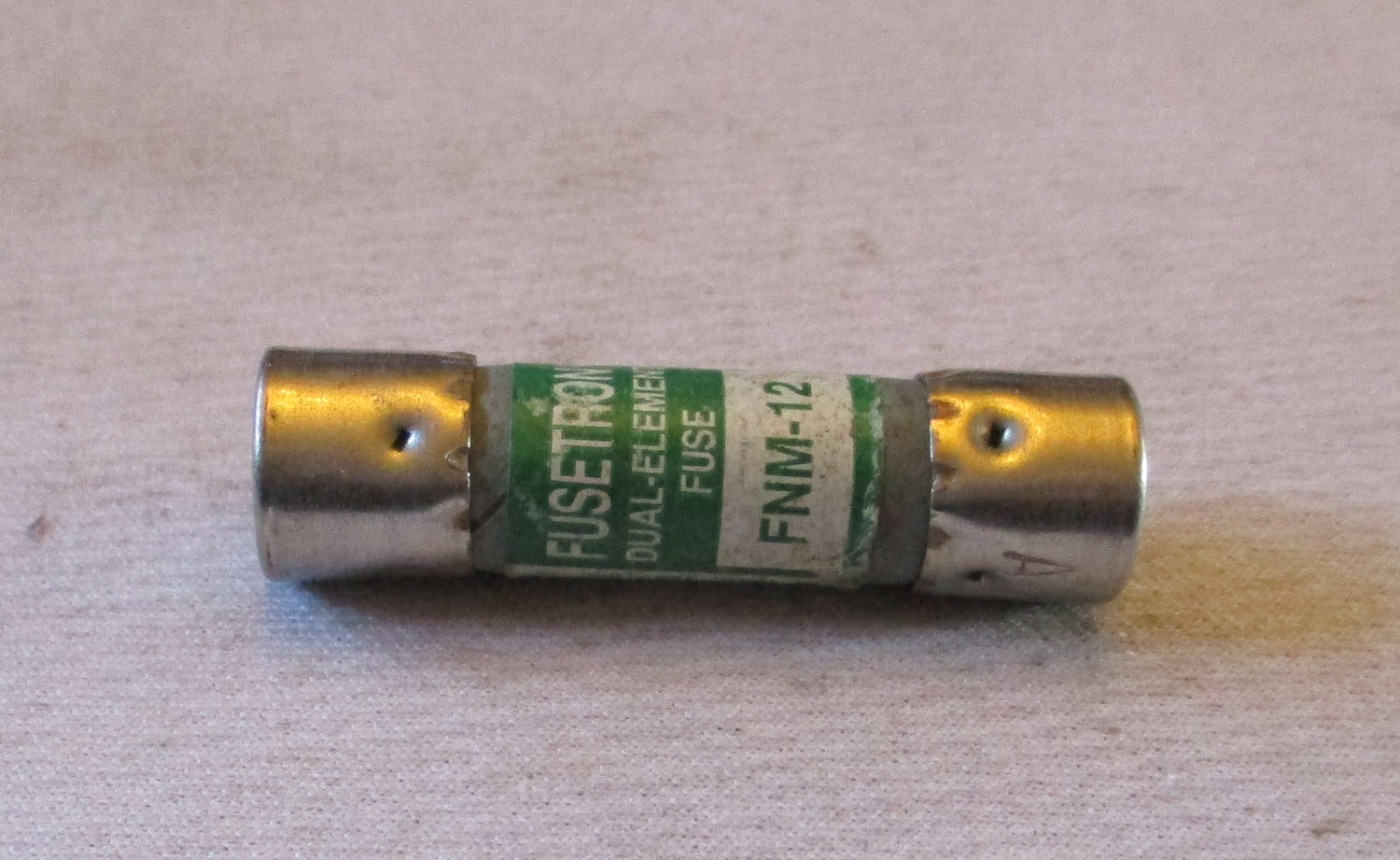 Fuse Cartridge 12Amp Dual-Element 1 3/8&Quot;L