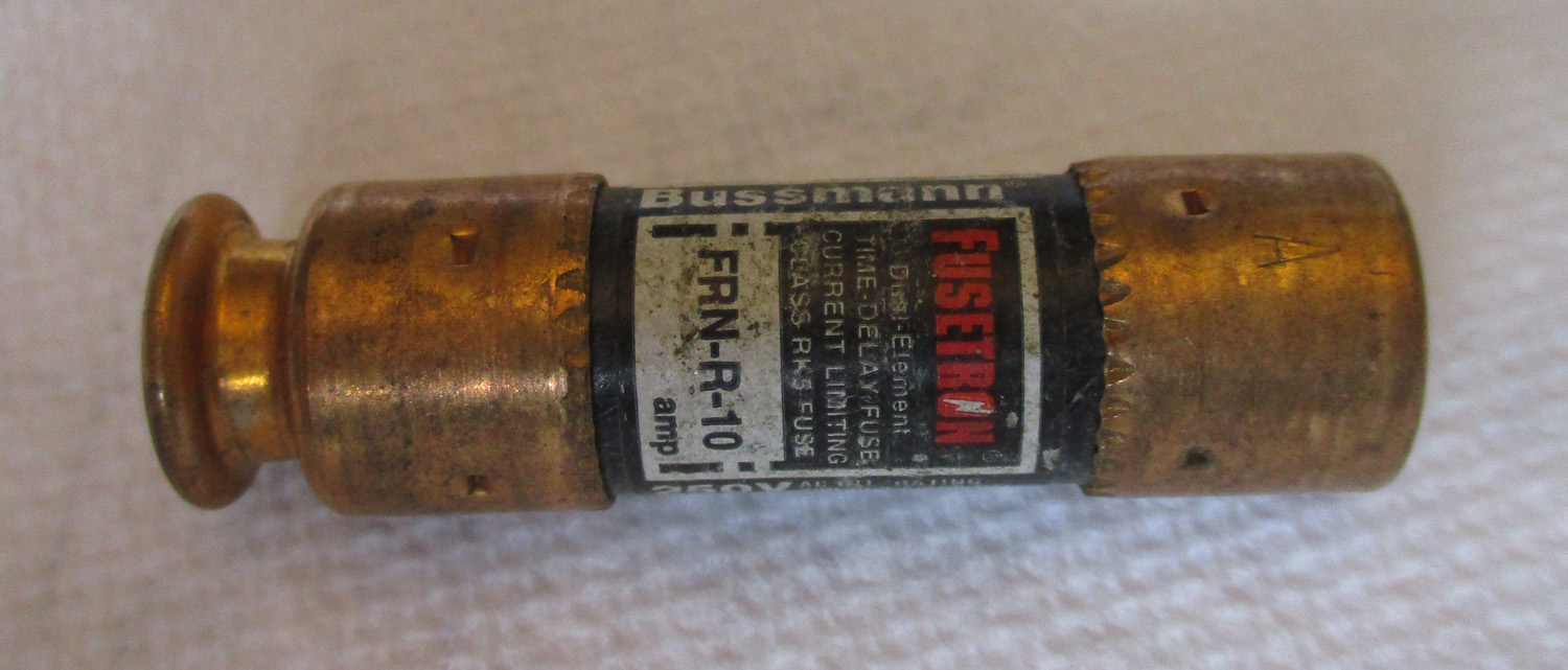 Fuse Cartridge FRN-R-10, 2"L