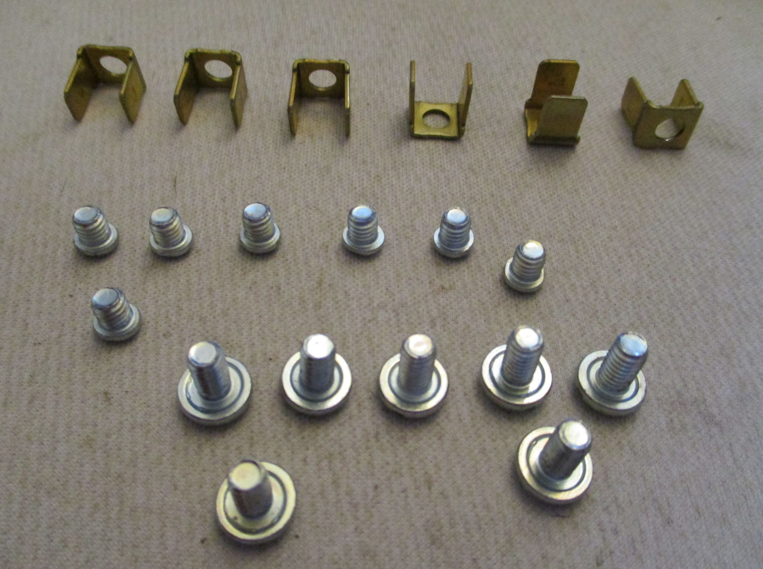 Screws And Brackets Pkg, #10-24 Thd Sz/#8-32 Thd Sz