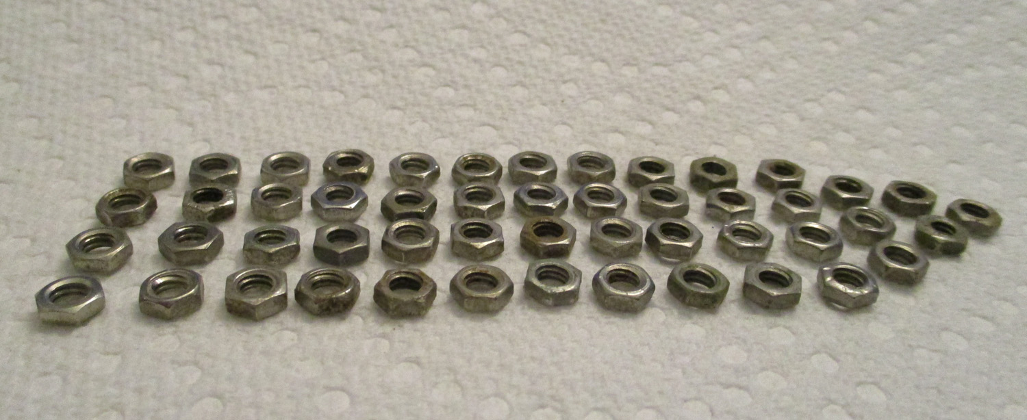 Nut Hex #6-32 Thd Sz 1/4&Quot;W Pkg Of 50