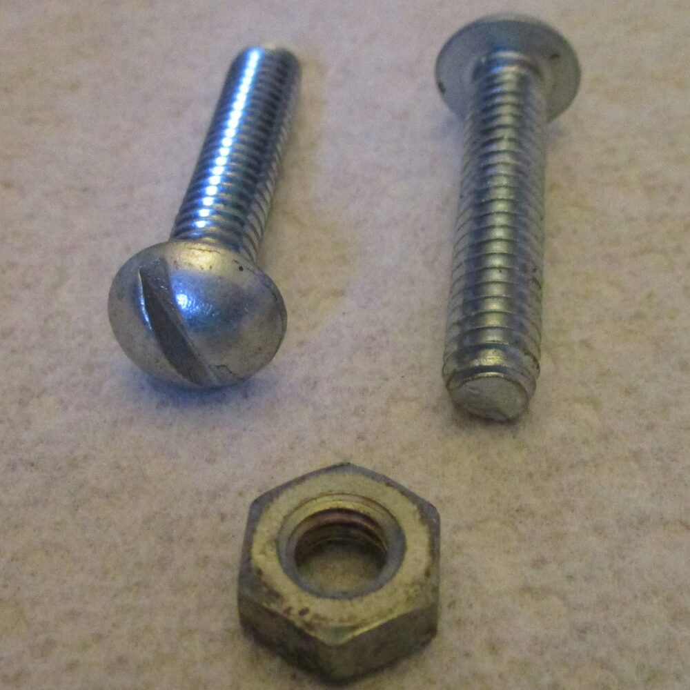 Screws (2) 1 3/8&Quot;L 1/4-20 Thd Sz &Amp; Nuts (5) 7/8&Quot;Od