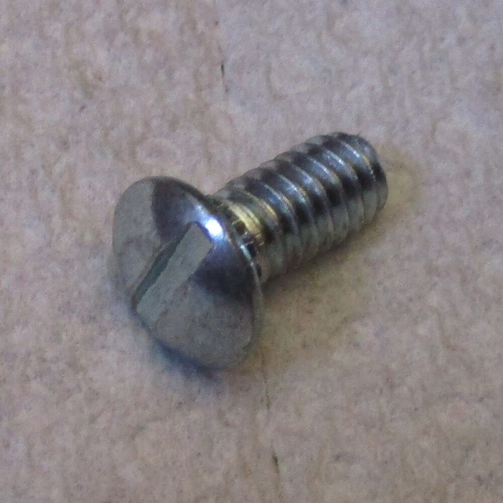 Bolt Rnd Head 11/16&Quot;L, 1/4-20 Thd Sz, Pkg Of 6