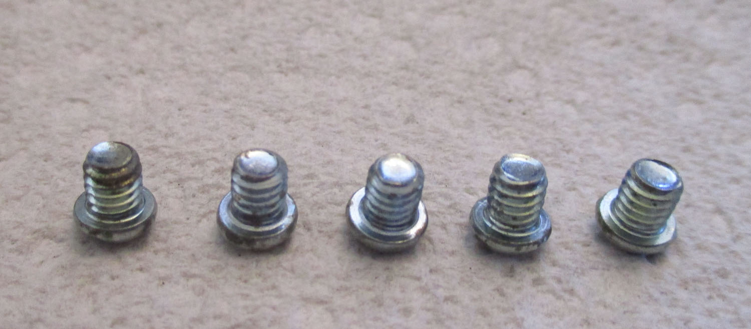 Screw Slotted Pan Head 1/4&Quot;L #8-32 Thd Sz Pkg Of 5