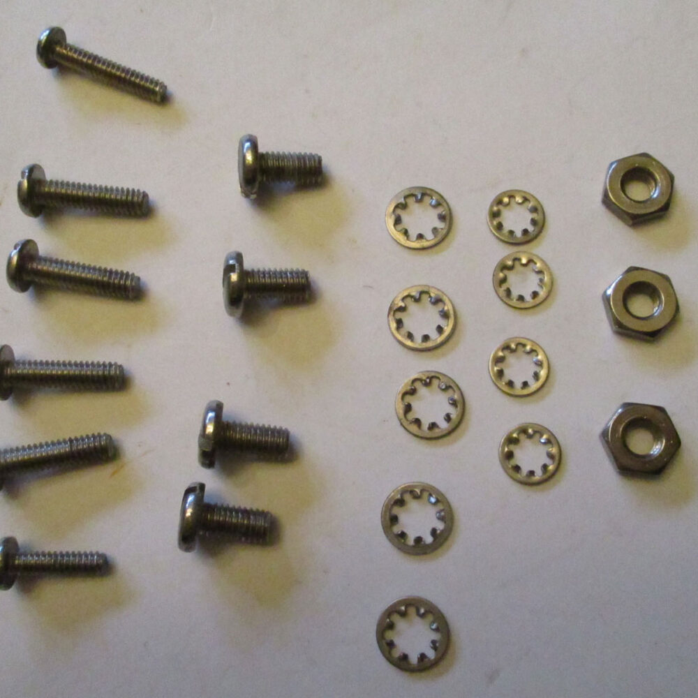 Screw Flat Head Assortment, 3/8 L - 3/4&Quot; L, #6-32-#10-32 Thd Sz