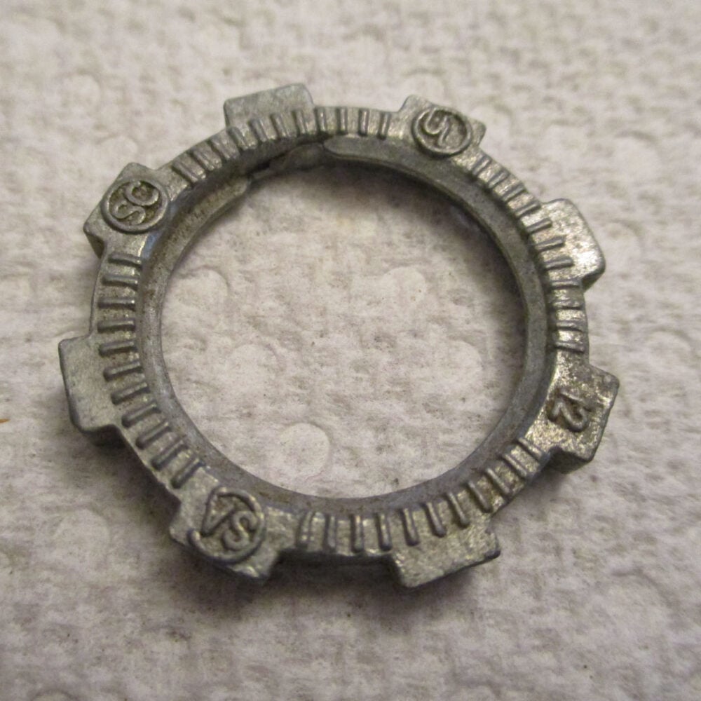 Locknut Conduit 1 1/8"OD with Tabs