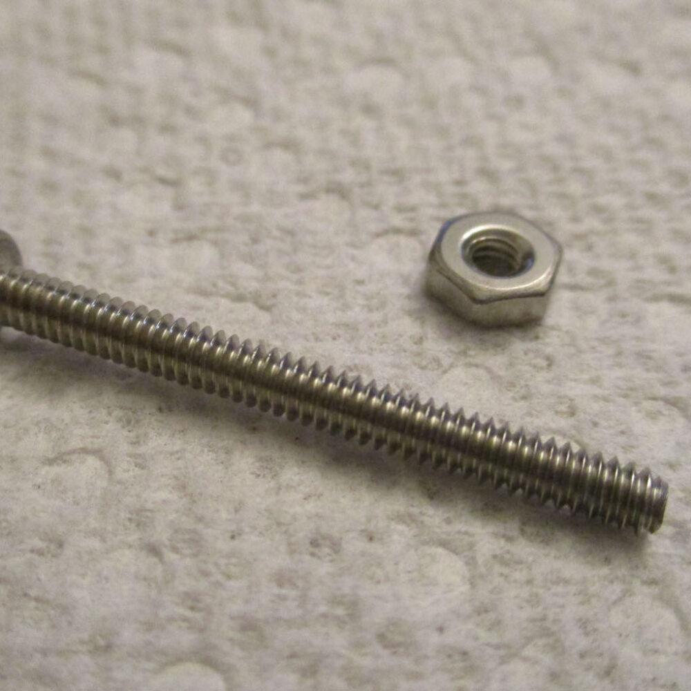 Screw Pan Head Phillips 1 1/4&Quot;L 1/8-40 Thd Sz
