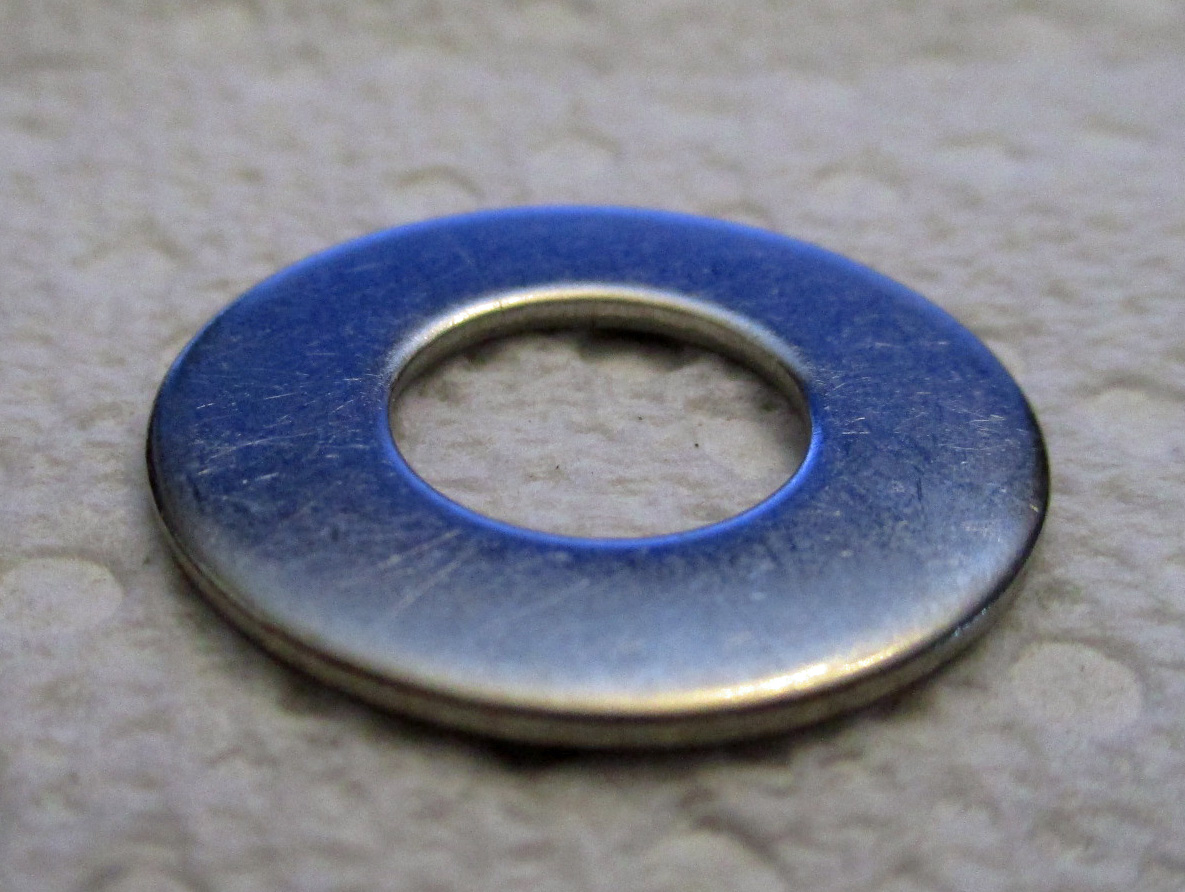 Washer Stainless Steel 13/16&Amp;Quot;Od, 7/16&Amp;Quot;Id Pkg Of 9