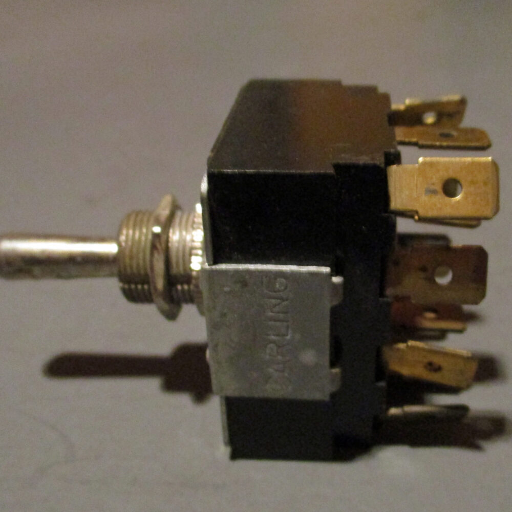 Switch Toggle 4Pdt W/Center Stop