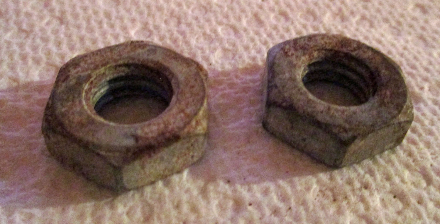 Nut Hex 7/16-14 Thd Sz, 3/4&Quot;W Pkg Of 2