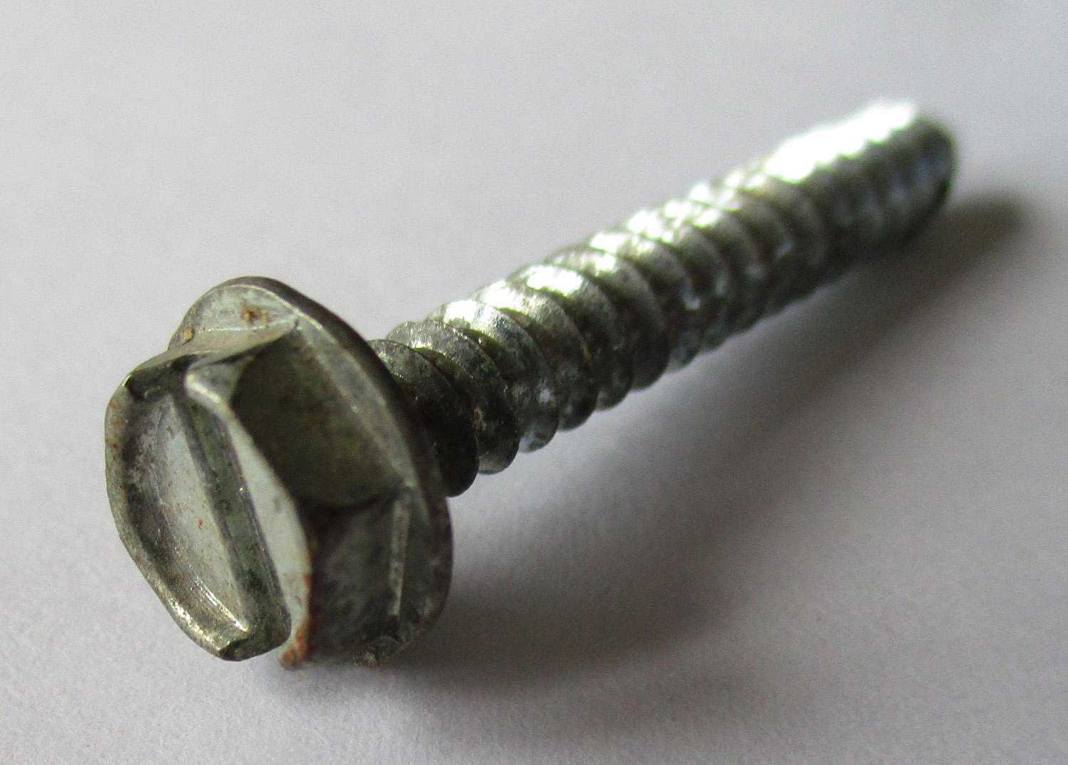 Screw, Sheet Metal SL Hex Washer, 1 3/8"L 3/16" THD OD, Pkg./5 3 Screw, Sheet Metal SL Hex Washer, 1 3/8"L 3/16" THD OD