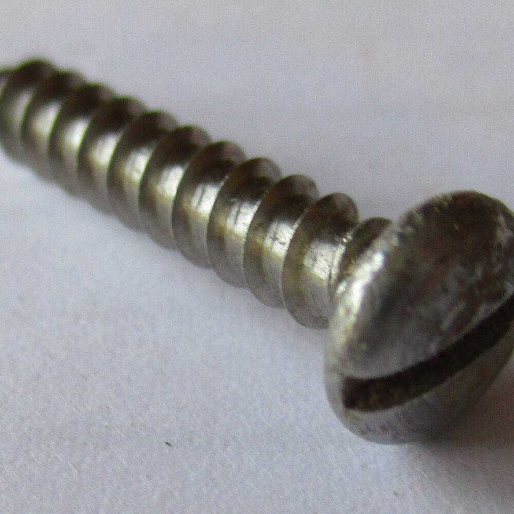 Screw, Sm Pn Sl, 13/16&Quot;L 1/8&Quot; Thd Od 1/4&Quot; Head Od, Pkg./33