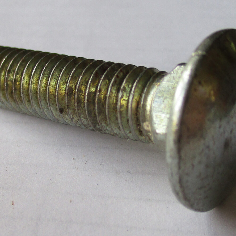 Bolt, Carriage, 1 11/16&Quot;L 3/8-16 Thd Sz, Pkg./2