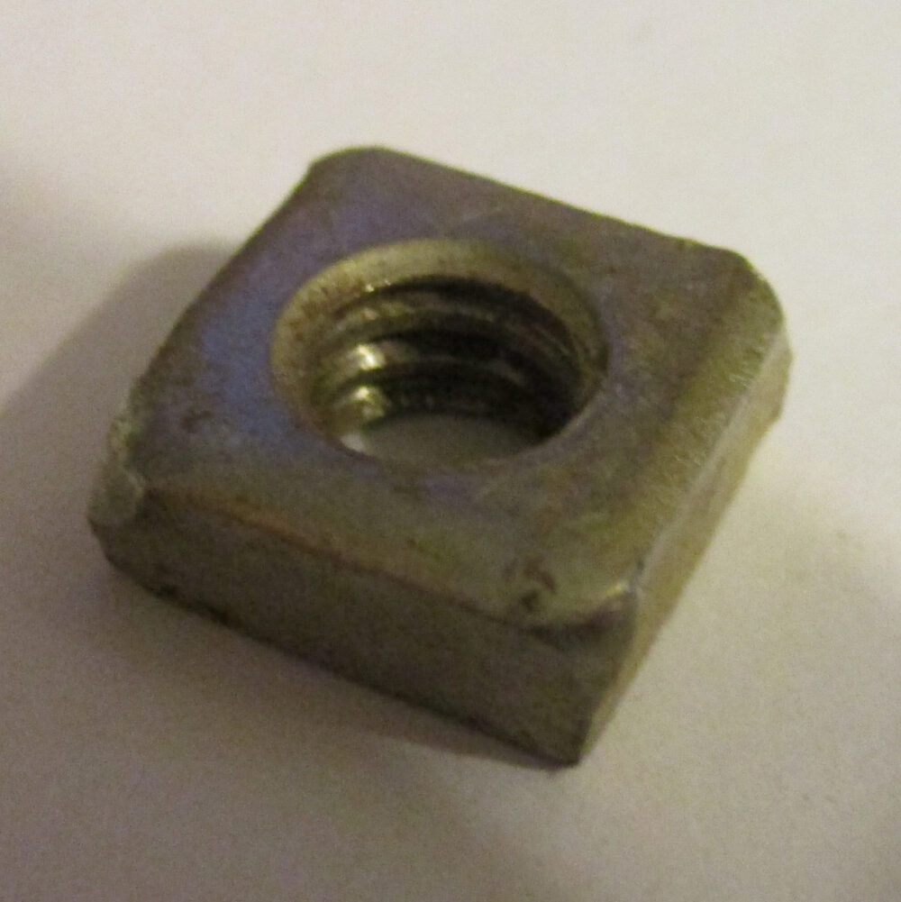 Nut, 7/16&Quot; Sq. 3/16&Quot;H 3/16&Quot;Id 1/4-20 Thd Sz, Pkg./7