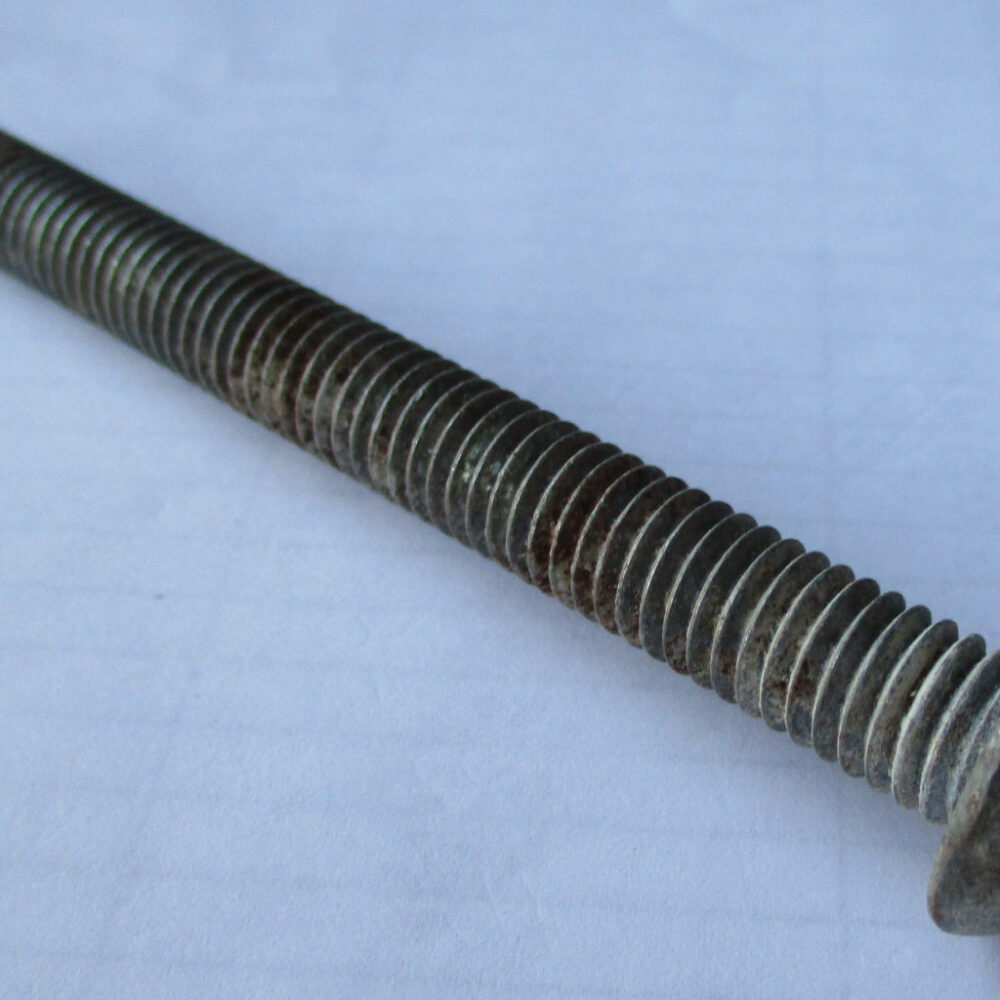 Bolt, Rh Sl, 4 3/16&Quot;L 3/8-16 Thd Sz, Pkg./2