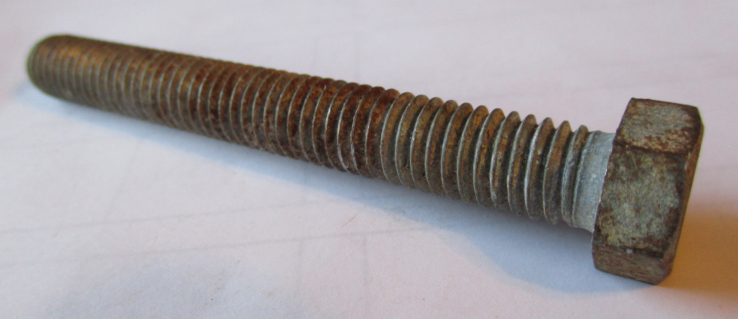 Bolt, Hex, 3 3/4&Quot;L 7/16-14 Thd Sz, Pkg./2