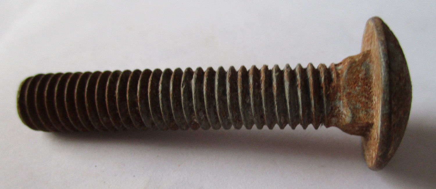 Bolt, Carriage, 2 3/16&Quot;L 3/8-16 Thd Sz