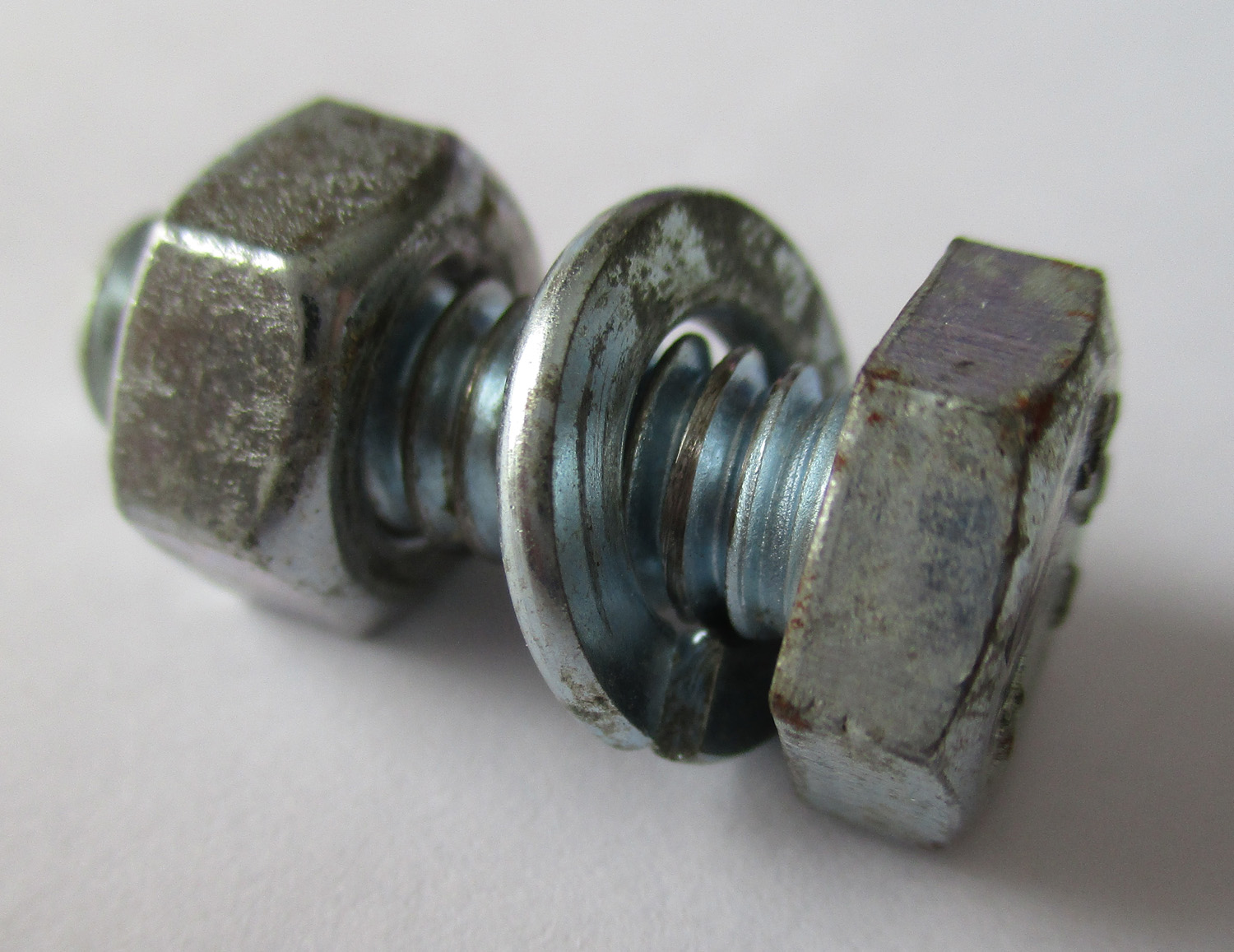 Bolt, Hex W/Nut &Amp;Amp; Washer, 15/16&Amp;Quot;L 1/4-20 Thd Sz