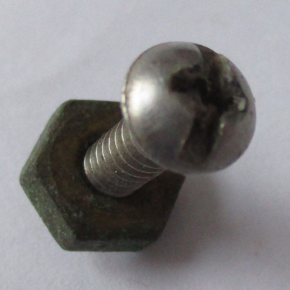 Screw, Rh Combo W/Nut, 9/16&Quot;L #6-32 Thd Sz