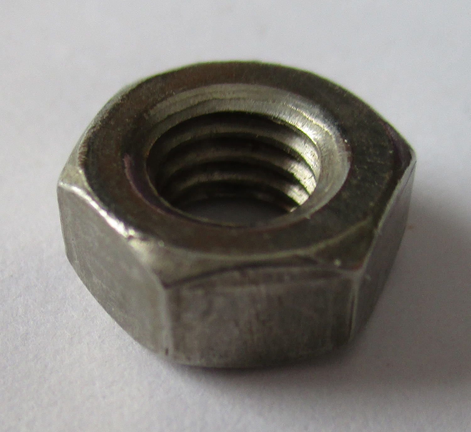 Nut, SS Hex, 3/16"ID 3/16"H 3 Nut, SS Hex, 3/16"ID 3/16"H