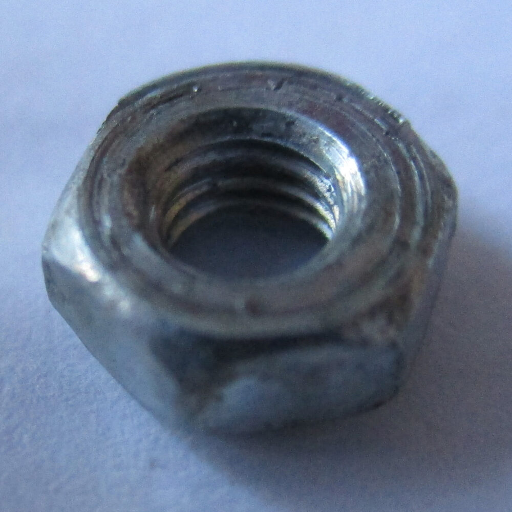 Nut, Hex, 1/8&Quot;Id 3/16&Quot;Od 1/16&Quot;H, Pkg./4