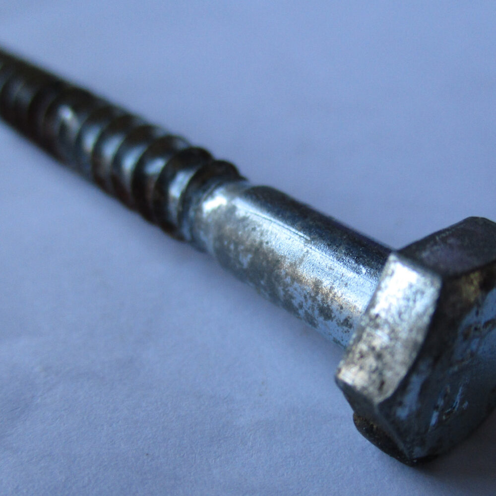 Bolt, Lag, 2 9/16&Quot;L 1/4&Quot; Thd &Amp; Shaft Od