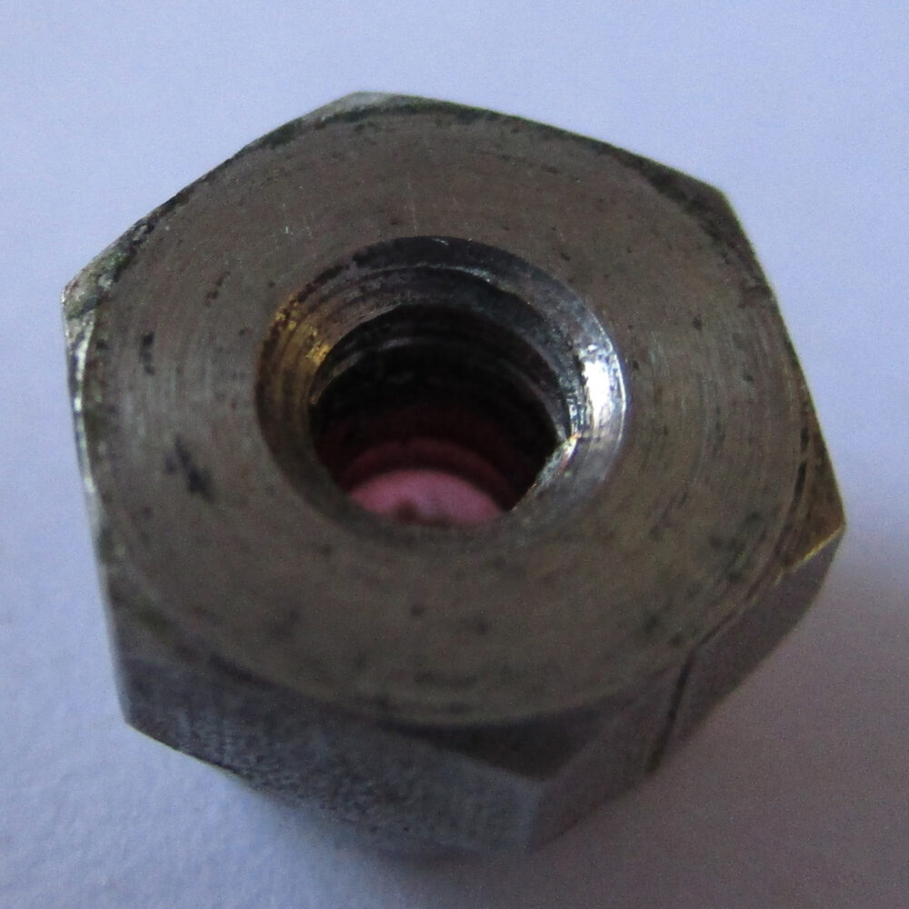 Nut, Hex Lock, 1/8&Quot;Id 5/16&Quot;Od 3/16&Quot;H, Pkg./2