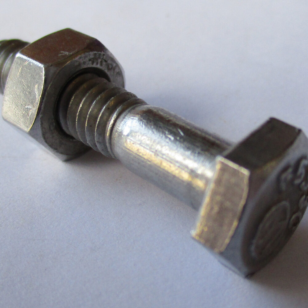 Bolt, Carriage W/Nut, 1 7/16&Quot;L 1/4&Quot;Od